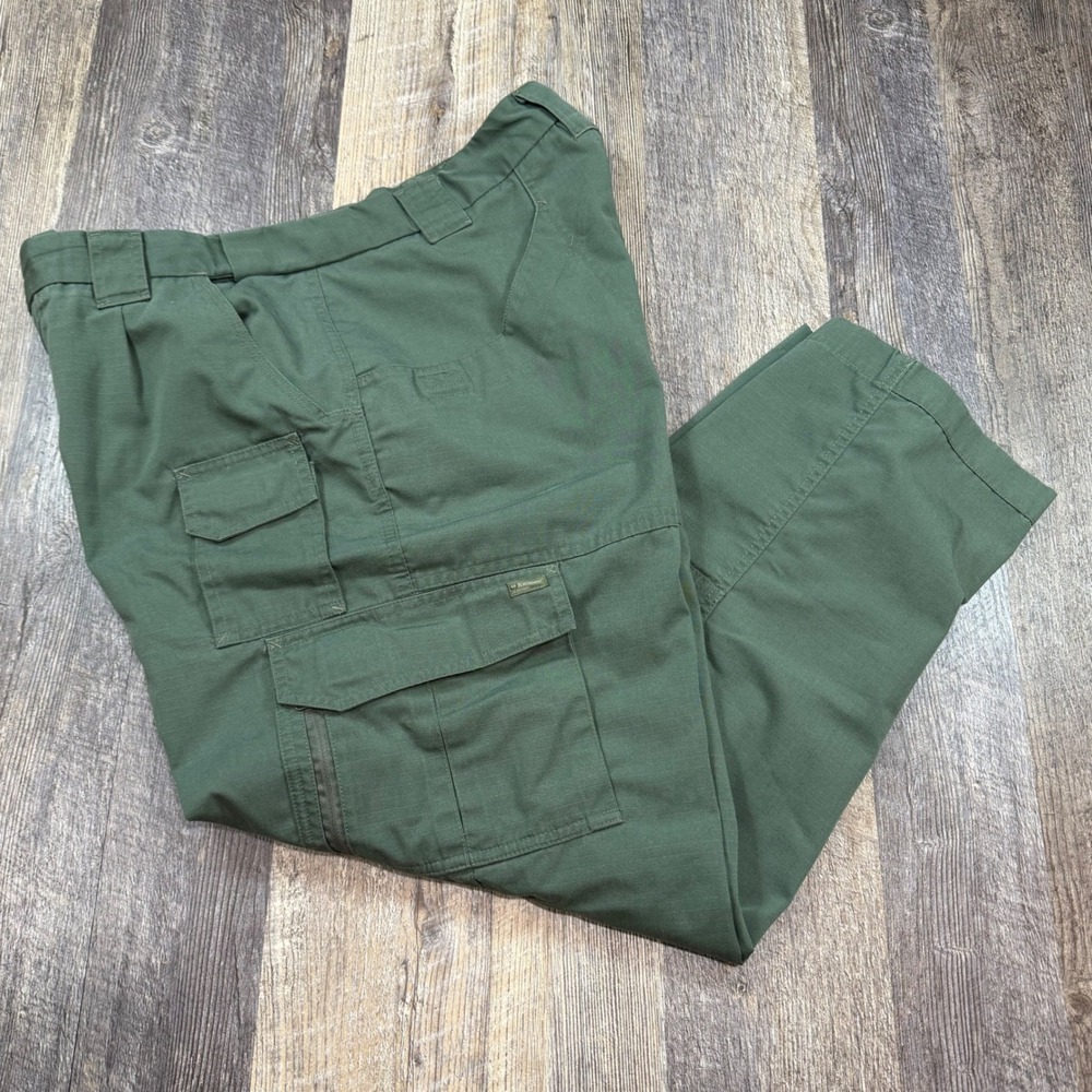 Blackhawk Warrior Wear Mens 38x30 Tactical Cargo Pants Green Ripstop Pockets